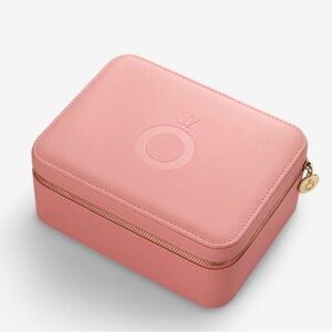 Authentic PANDORA Coral Pink Jewellery Box